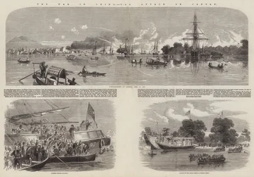 Der Krieg in China, der Angriff auf Kanton